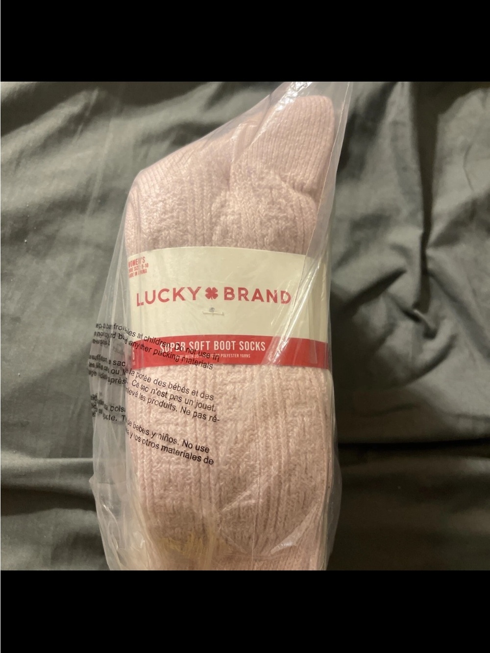 Lucky Brand Socks Women's Super Soft Boot Socks 6 Pairs Size 5-10 New
